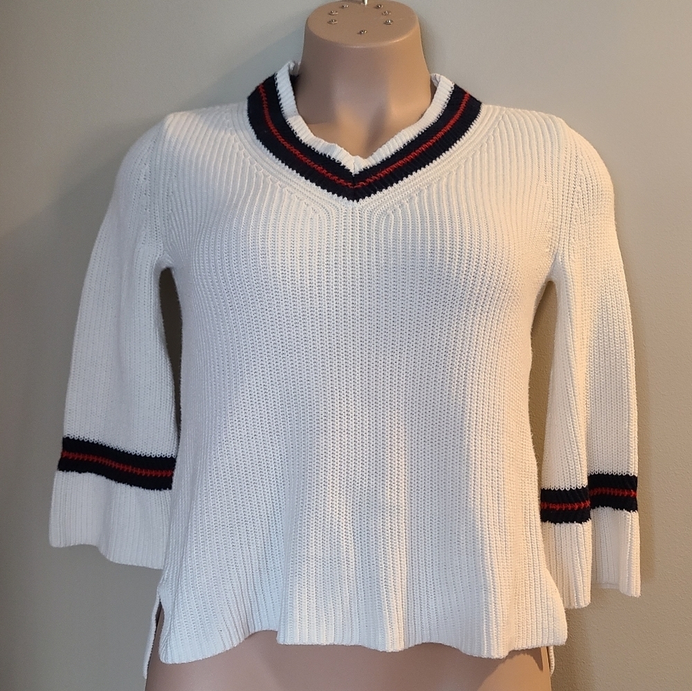 CAbi women's vneck sweater women's sz.S - Picture 1 of 11